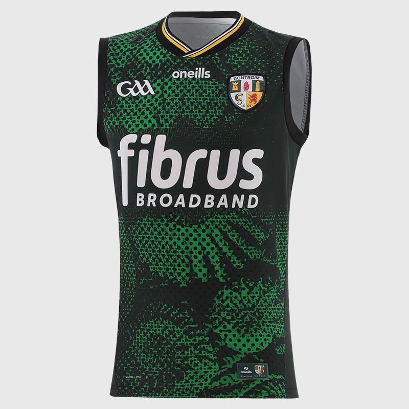 Bottle O’Neills Antrim GAA Kids' Alternative Vest 2026 by O’Neills.