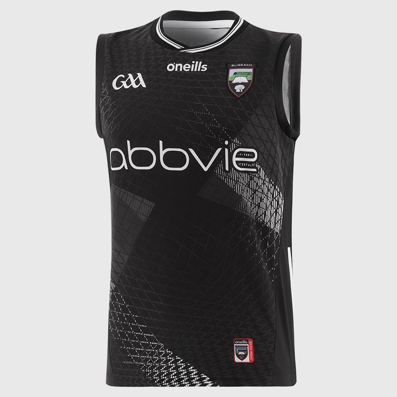 Black O’Neills Sligo GAA Home Vest 2026 by O’Neills.
