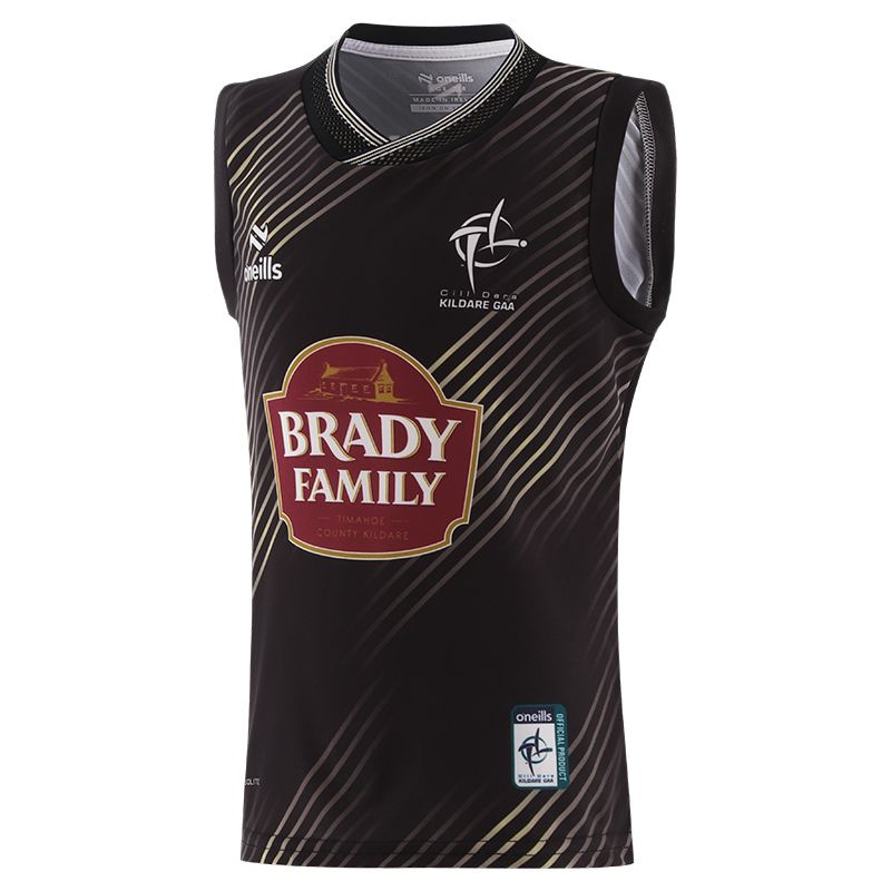 Black Kildare GAA Training Vest 2025 by O’Neills.