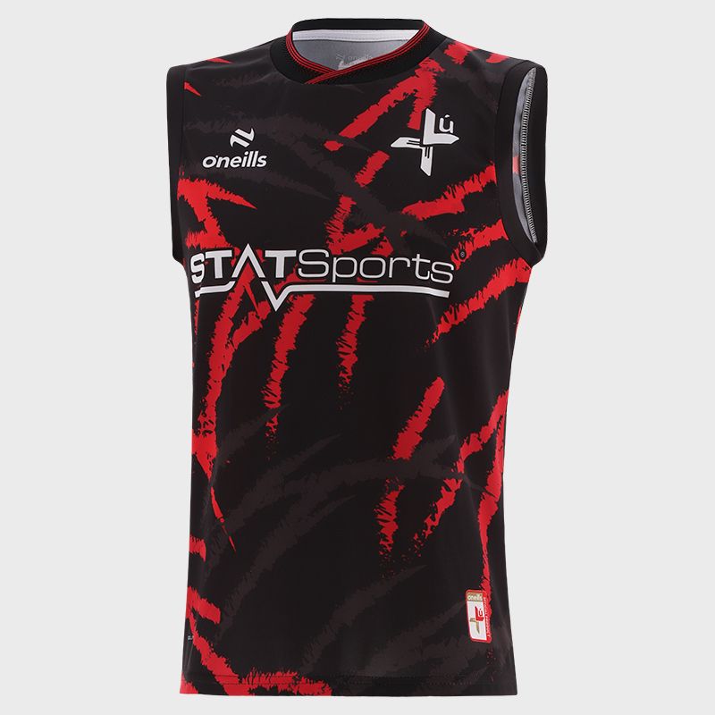 O'Neills Black Louth GAA Training Vest 2025 by O'Neills.
