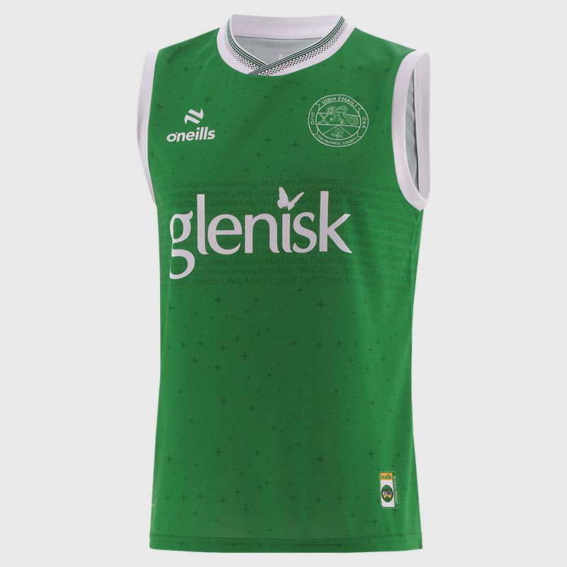 Green Offaly GAA Training Vest 2025 by O’Neills.