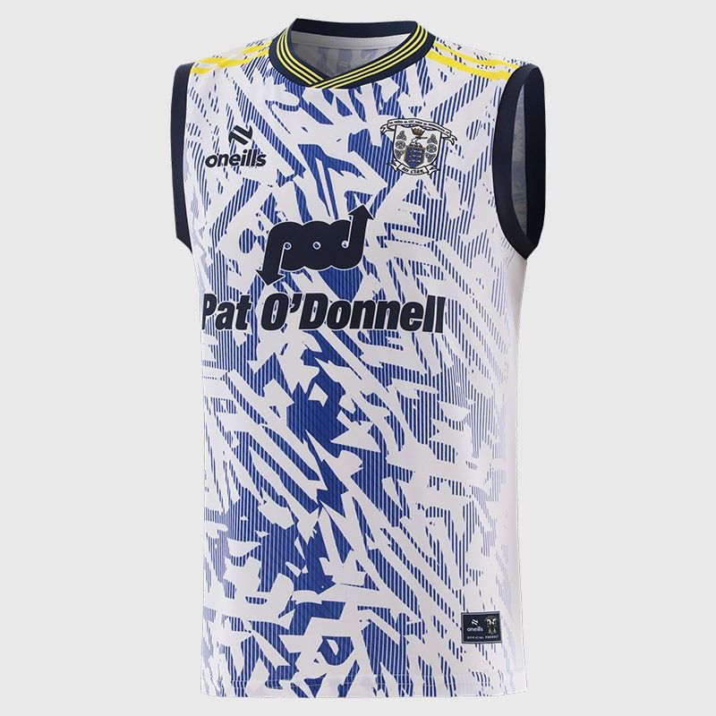 White O’Neills Clare GAA Training Vest 2026 by O’Neills.
