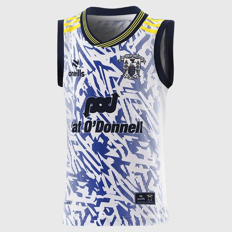 White O’Neills Clare GAA Kids’ Training Vest 2026 by O’Neills.