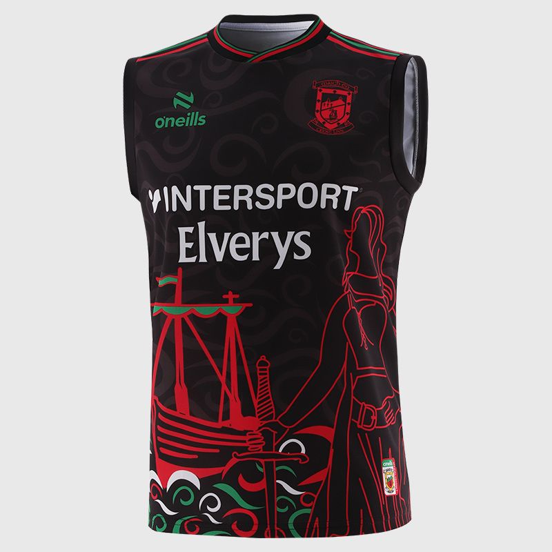 Black Mayo GAA Training Vest 2025 by O’Neills.