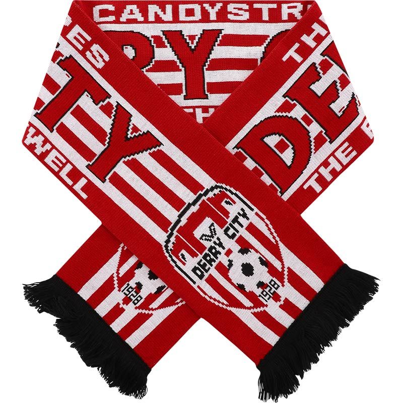 Red Derry City FC Scarf from O'Neill's