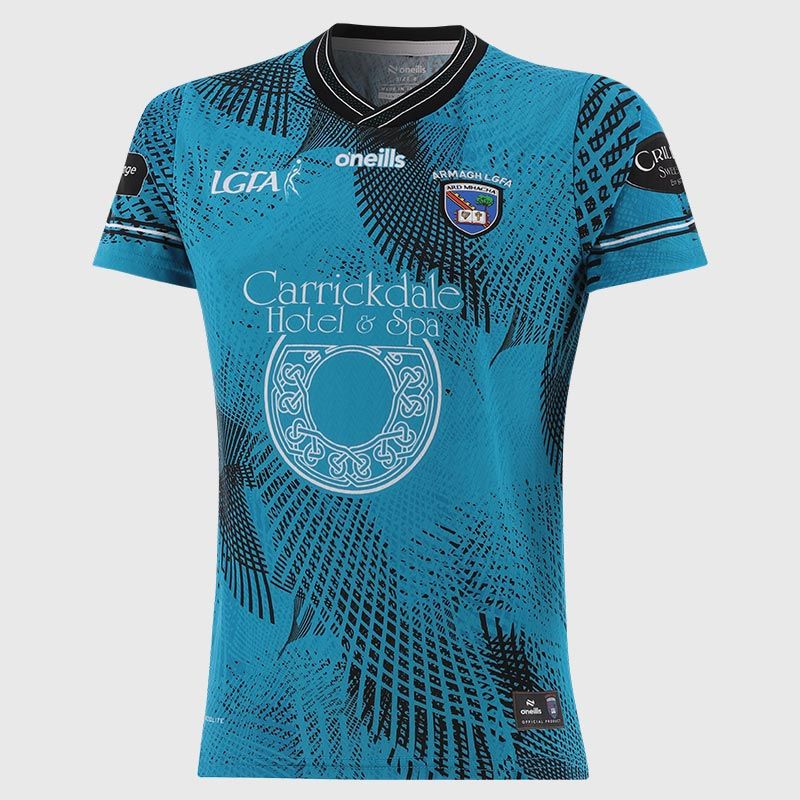 Blue Armagh LGFA Alternative Jersey 2026 from O’Neills.