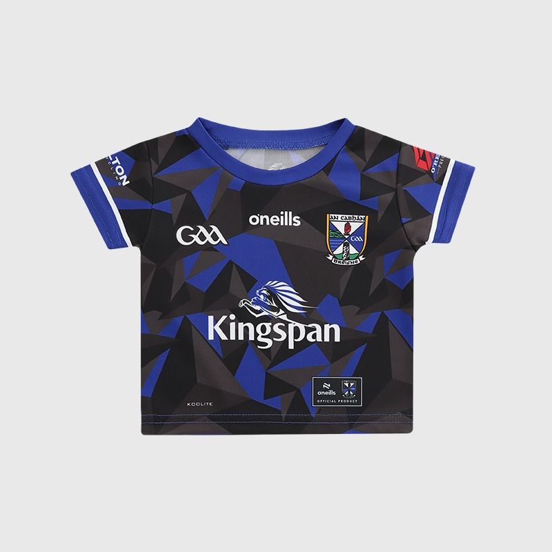 Black / Royal Cavan GAA Baby Alternative Jersey 2026 from O’Neills.