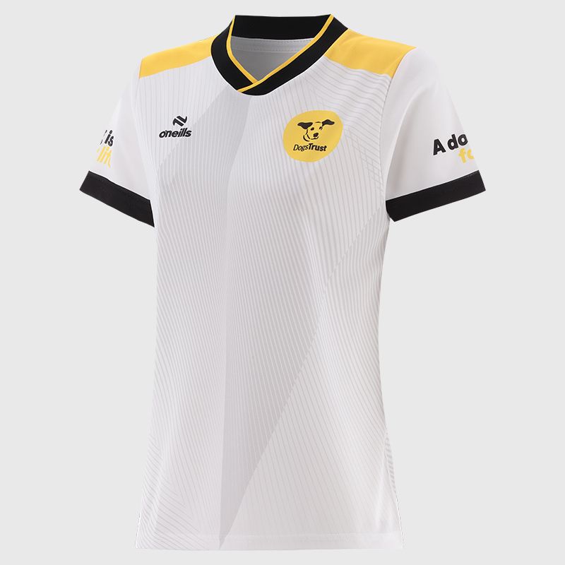 White/Black Dogs Trust Women's Jersey by O’Neills. 