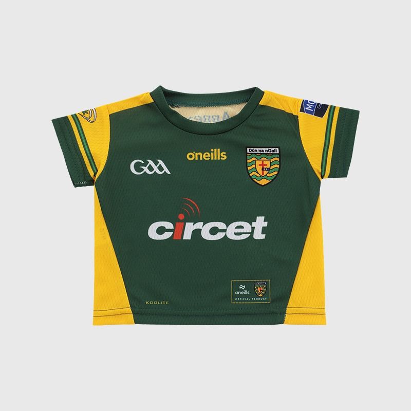 Green Donegal GAA Infant Alternative Goalkeeper Jersey 2026 from O’Neills.