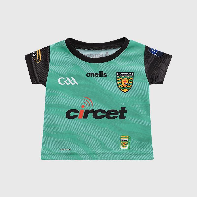 O’Neills Green Donegal GAA Baby's Alternative Goalkeeper Jersey 2025 by O’Neills.