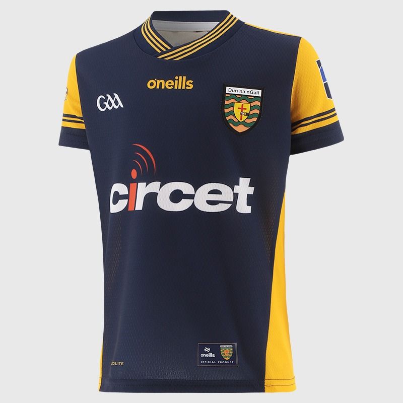 Navy Donegal GAA Kids’ Goalkeeper Jersey 2026 from O’Neills.