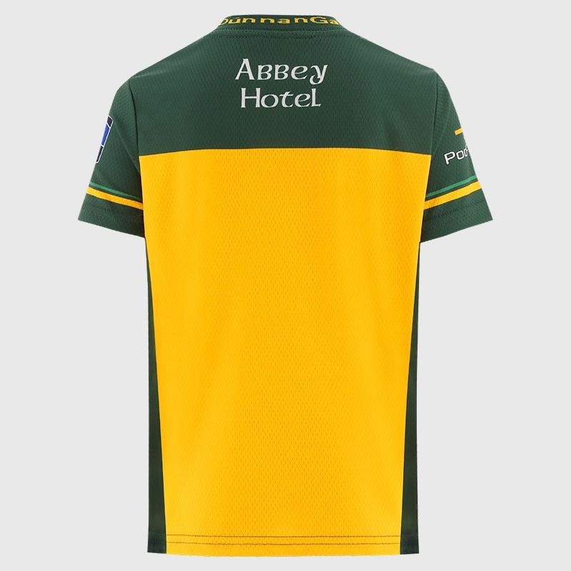 Yellow Donegal GAA Kids’ Home Jersey 2026 from O’Neills.