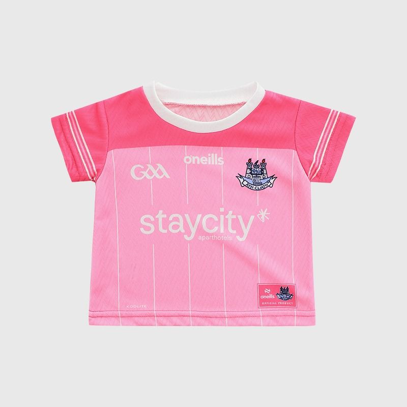 Pink Dublin GAA Infant's Home Jersey 2026 from O’Neills.