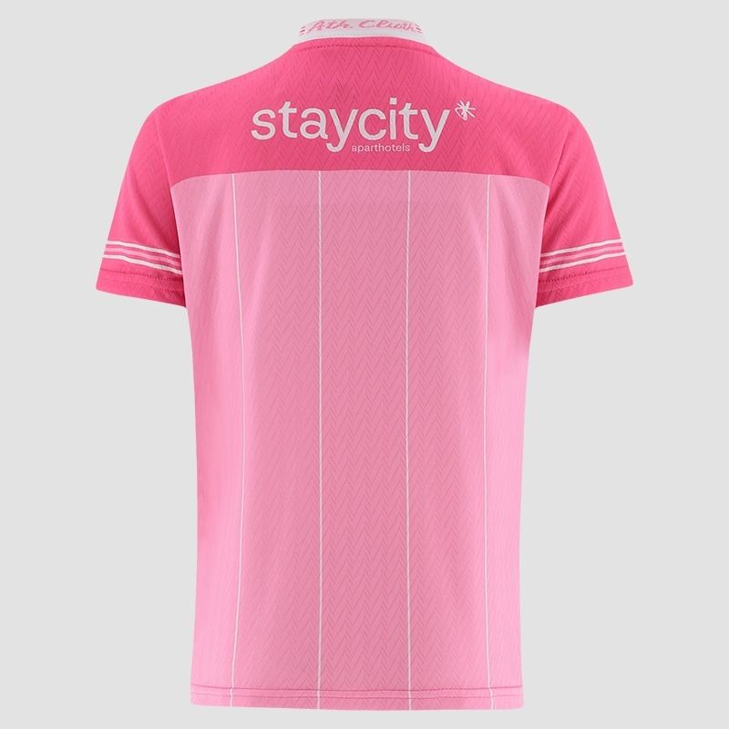 Pink Dublin GAA Kids' Home Jersey 2026 from O’Neills.