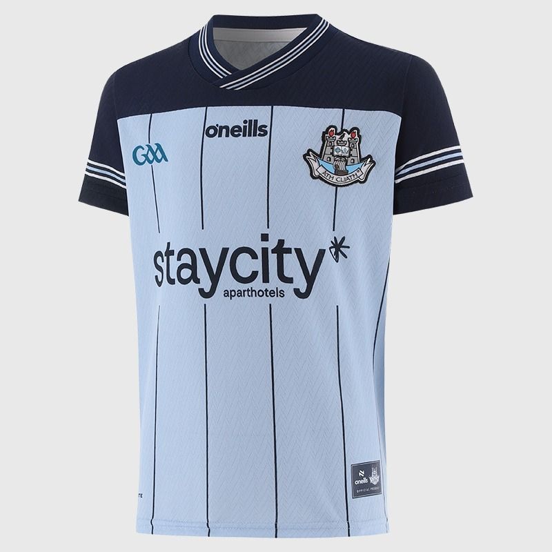 Sky Dublin GAA Kids’ Home Jersey 2026 from O’Neills.