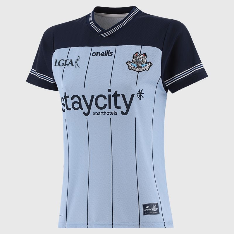 Sky Dublin LGFA Women’s Fit Home Jersey 2026 from O’Neills.