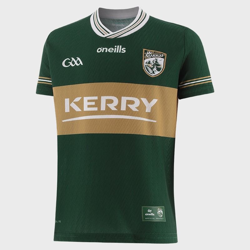 Bottle Kerry GAA Kids' Home Jersey 2026 from O’Neills.