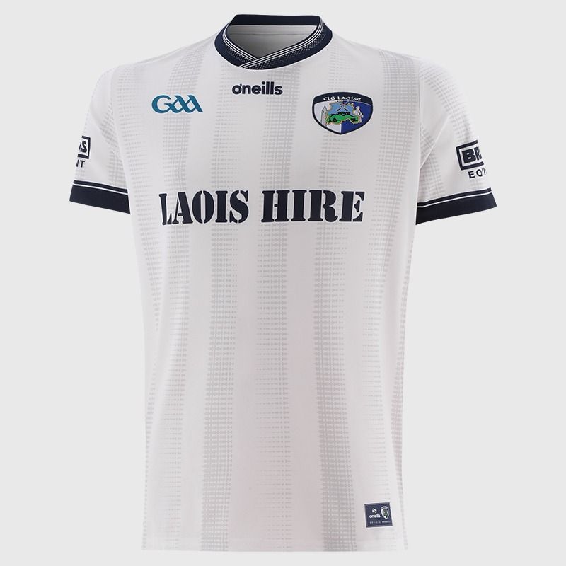 White Laois GAA Alternative Jersey 2026 from O’Neills.