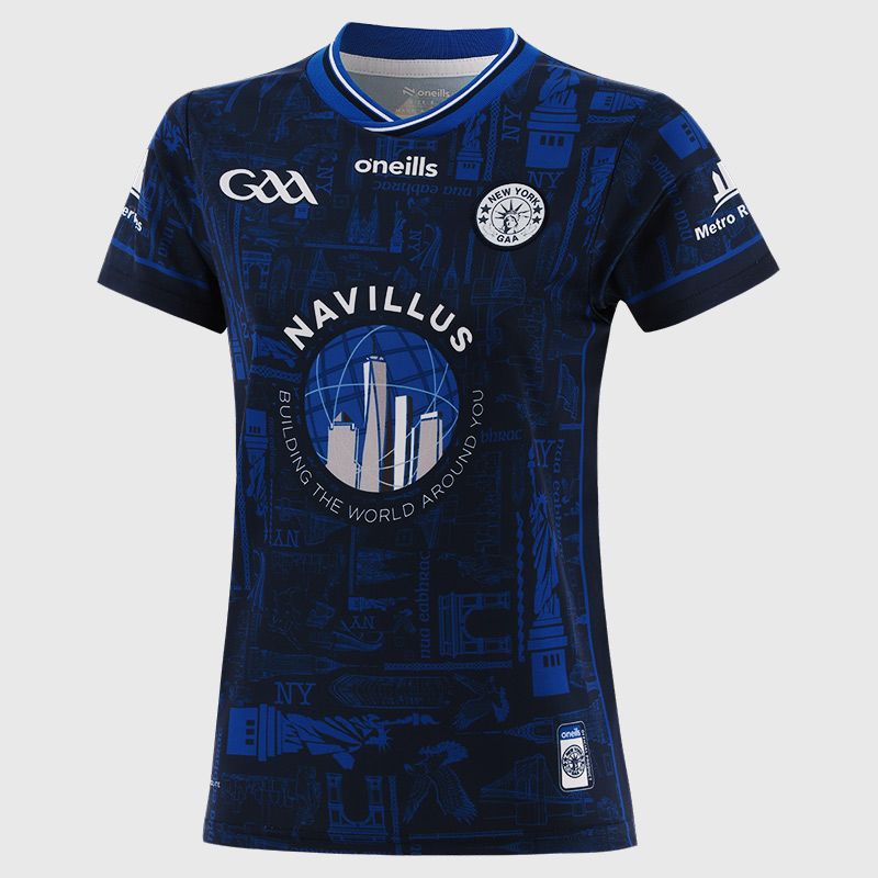Navy/Blue New York GAA Women's Fit Special Edition Jersey by O'Neills