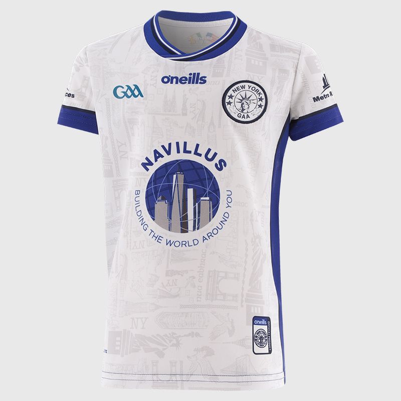 White New York GAA Kids' Special Edition Jersey by O'Neills