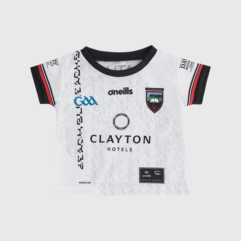 White Sligo Hurling Baby Alternative Jersey 2026 from O’Neills.