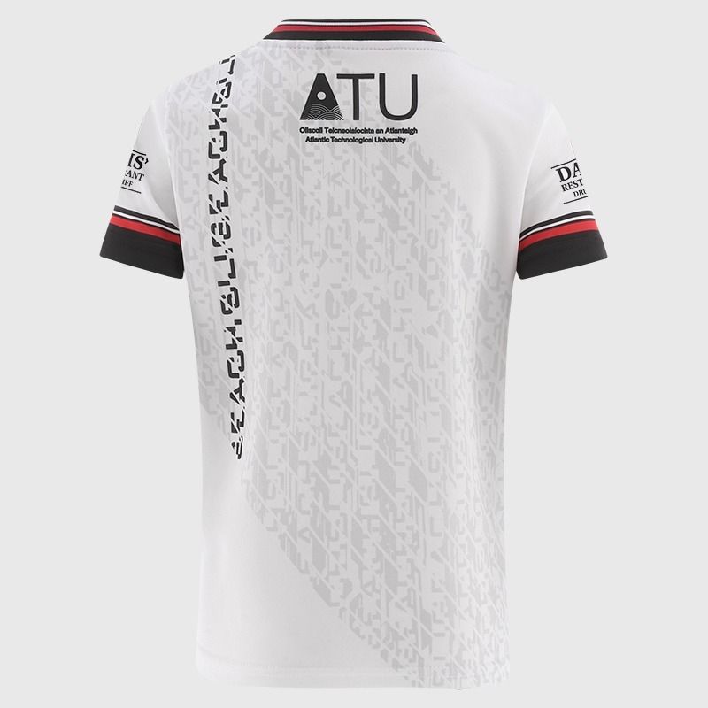 White Sligo Hurling Kids’ Alternative Jersey 2026 from O’Neills.
