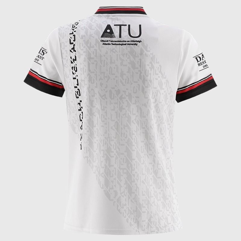 White Sligo GAA Hurling Women's Alternative Jersey 2026 from O’Neills.