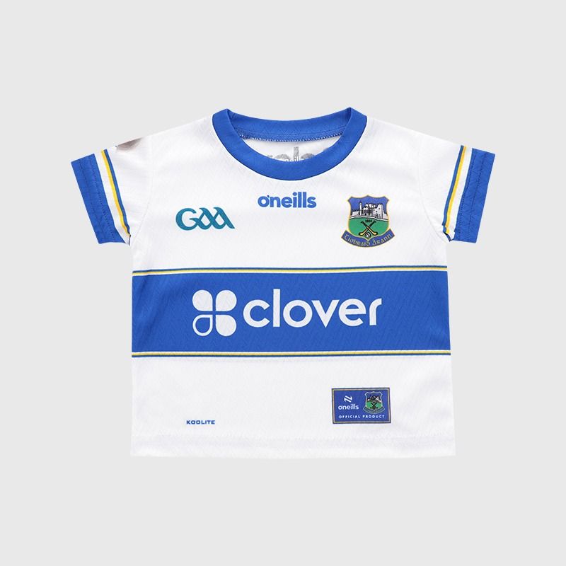 White Tipperary GAA Infant Goalkeeper Jersey 2026 from O’Neills.