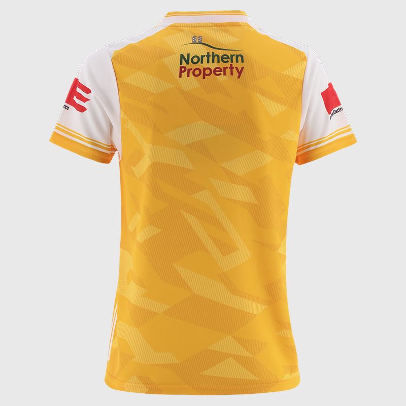 O’Neills Amber Antrim GAA Women's Home Jersey 2025 by O’Neills.
