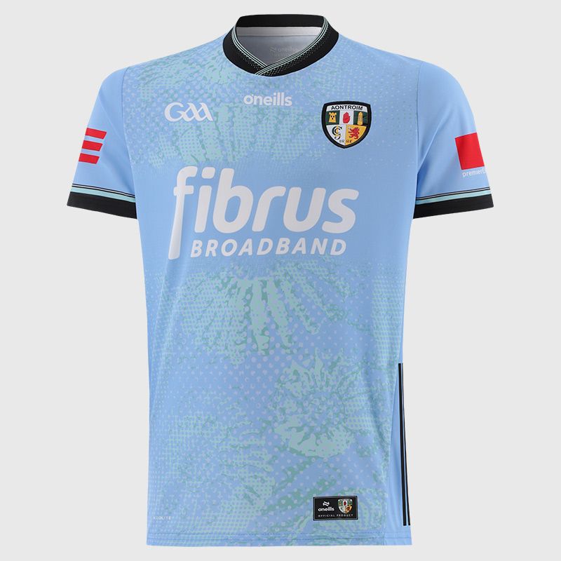 Blue Antrim GAA Alternative Goalkeeper Jersey 2026 from O’Neills.