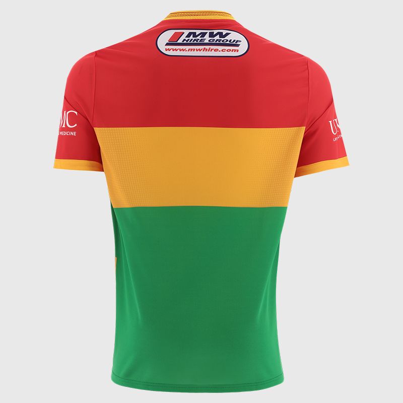 O’Neills Red Carlow GAA Men's Home Jersey 2025 from O’Neills.