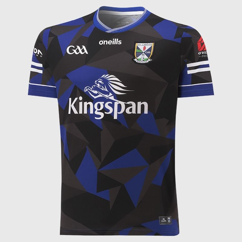Black / Royal Cavan GAA Alternative Jersey 2026 from O’Neills.