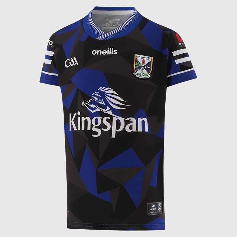 Black / Royal Cavan GAA Kids' Alternative Jersey 2026 from O’Neills.