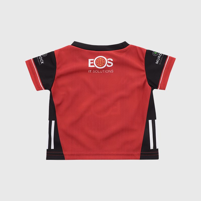 O’Neills Red Down GAA Baby Home Jersey 2025 from O’Neills.
