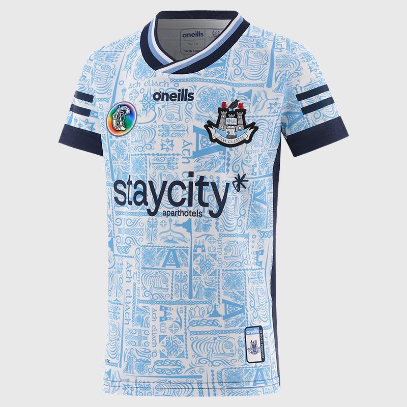 O’Neills Sky Dublin Camogie Kids’ Alternative Jersey 2025 by O’Neills. 