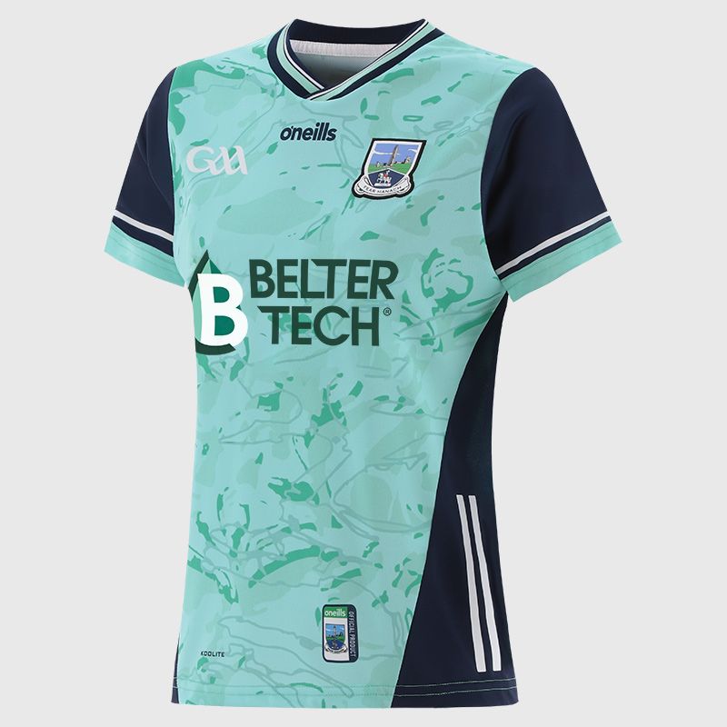 O’Neills Mint Fermanagh GAA Hurling Women's Alternative Jersey 2025 by O’Neills.