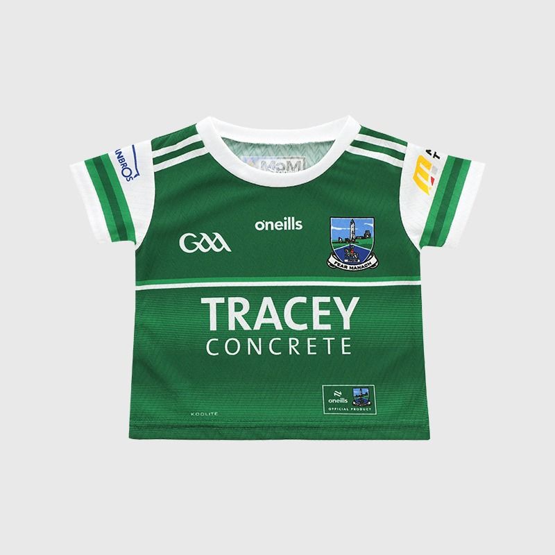 Green Fermanagh GAA Infant Home Jersey 2026 from O’Neills.