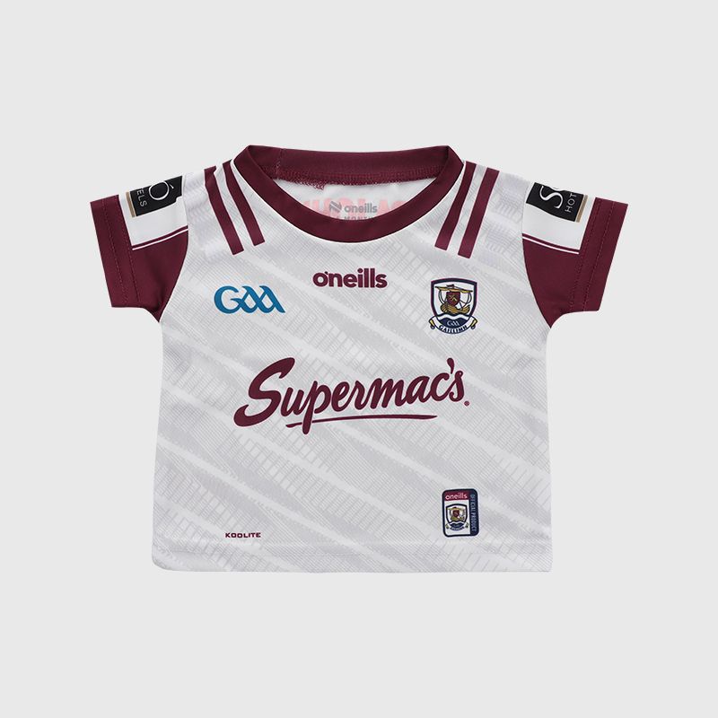 O’Neills White Galway GAA Baby Goalkeeper Jersey 2025 by O’Neills.