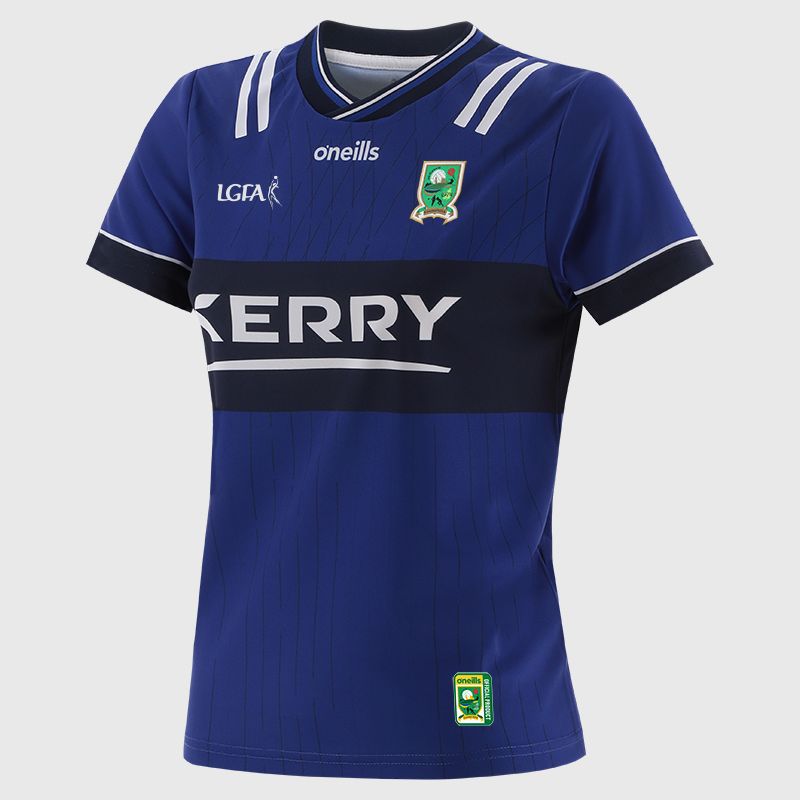O’Neills Blue Kerry LGFA Women Alternative Jersey 2025 by O’Neills.