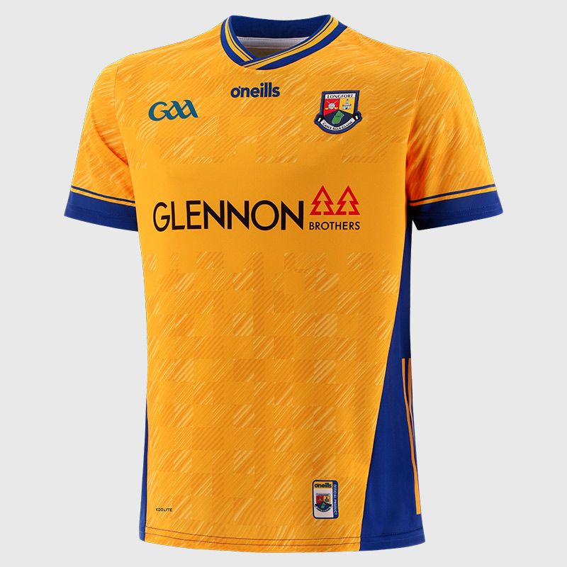 O’Neills Amber Longford GAA Alternative Jersey 2025 by O’Neills.