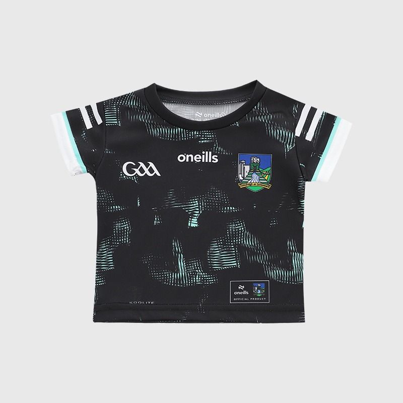 Black Limerick GAA Infant Alternative Jersey 2026 from O’Neills.