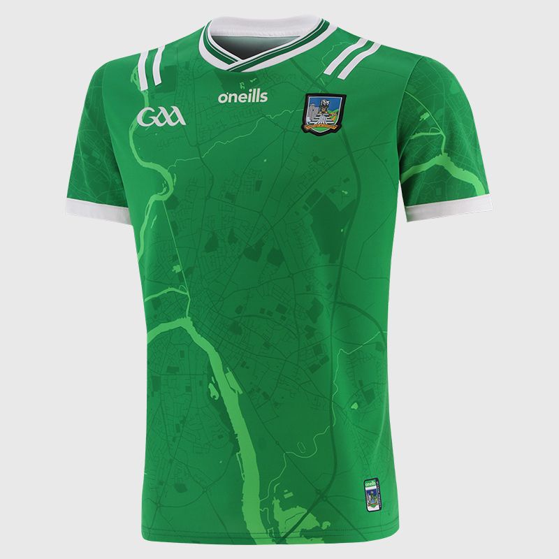 O’Neills Green Limerick GAA Men's Home Jersey 2025 by O’Neills.