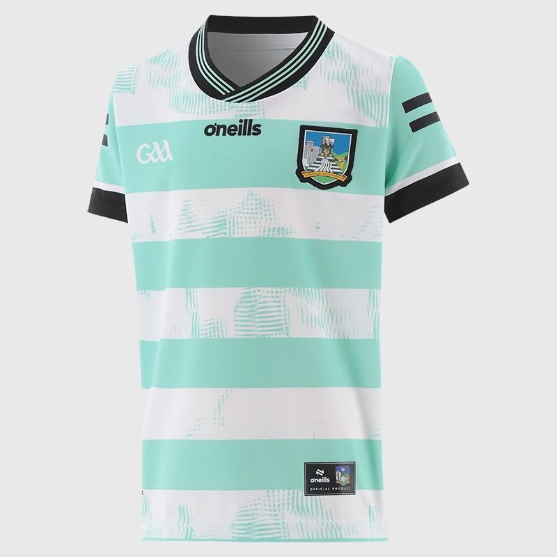 White Limerick GAA Kids' Alternative Goalkeeper Jersey 2026 from O’Neills.