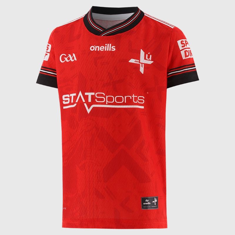 Red Louth GAA Kids’ Home Jersey 2026 from O’Neills.
