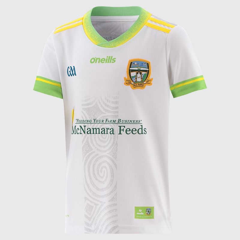 White Meath GAA Hurlers Kids' Alternative Jersey 2026 from O’Neills.