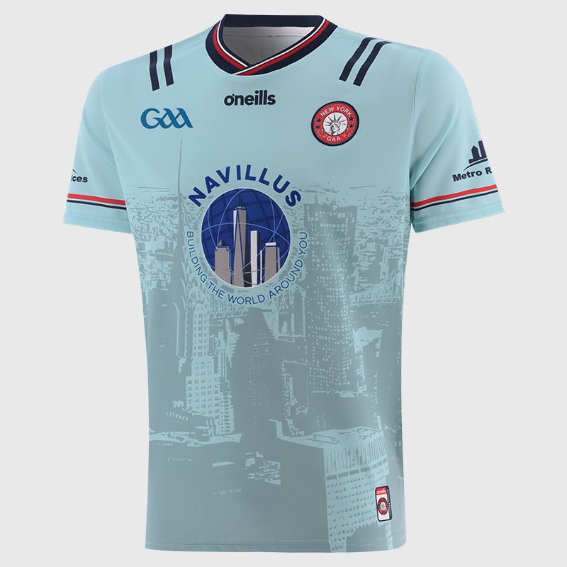 Blue New York GAA Men's Alternative Goalkeeper Jersey 2025 by O'Neills