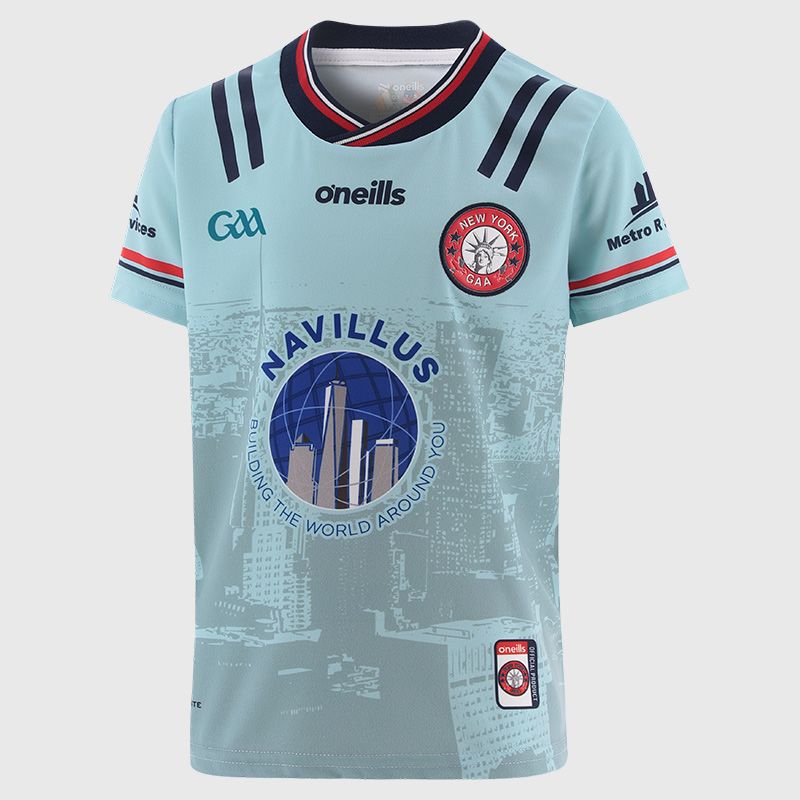 Blue New York GAA Kids' Alternative Goalkeeper Jersey 2025 by O'Neills
