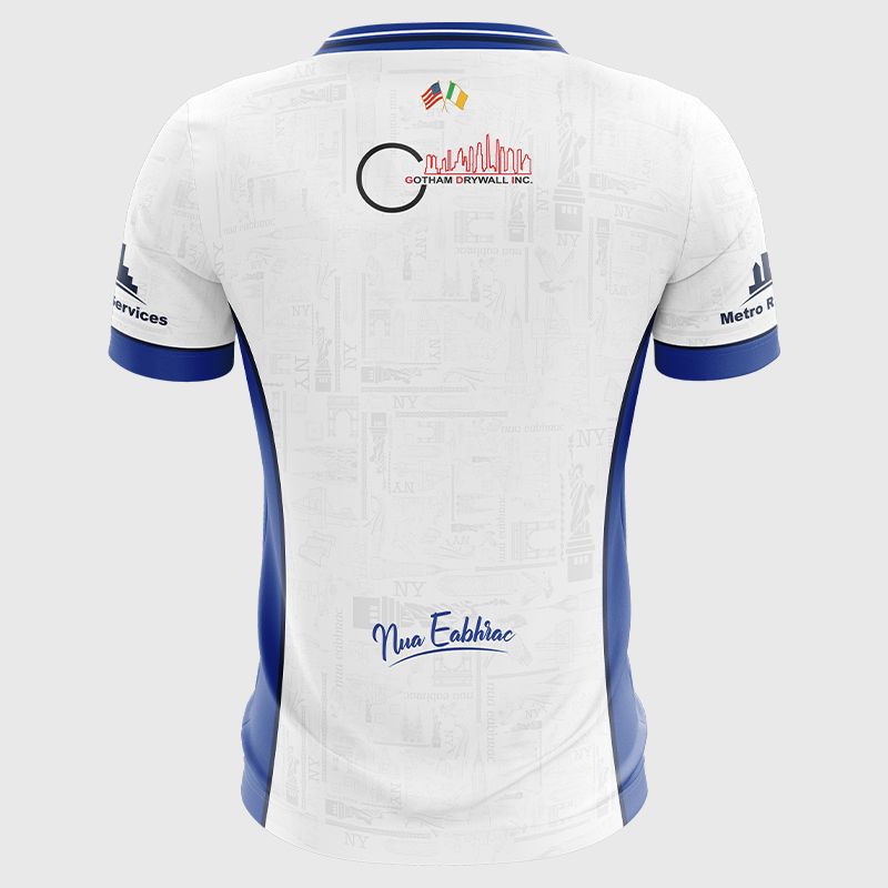 White New York GAA Men's Special Edition Jersey by O'Neills