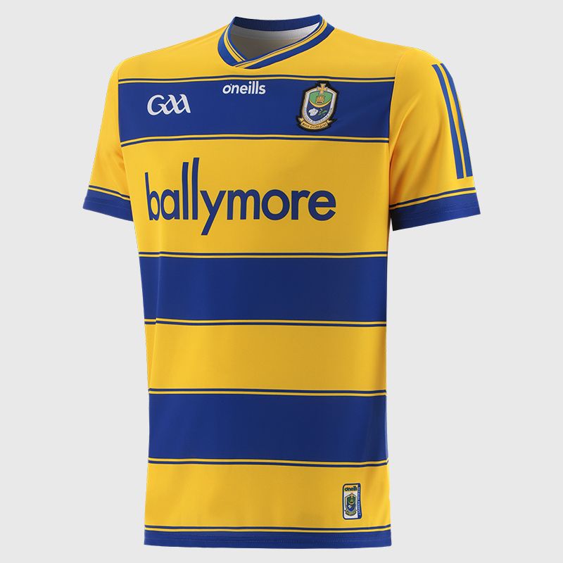 Yellow Roscommon GAA Men's Home Jersey 2025 by O’Neills.