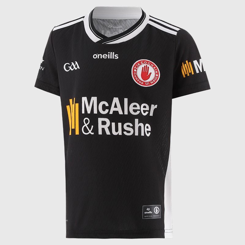 Black Tyrone GAA Kids' Goalkeeper Jersey 2026 from O’Neills.